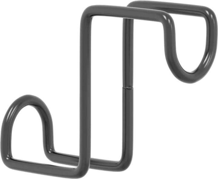 Actual product image VidaXL Snaffle holder 3pcs. Bridle hook Snaffle hanger Snaffle hook Black steel