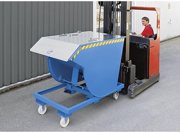 Actual product image eurokraft pro Tipping container, narrow version (1000 l)