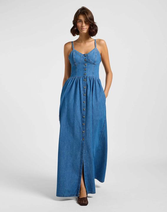 Image du produit Lee Jeanskleid Corset Maxi Dress (S)