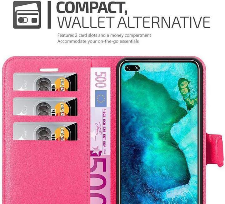 Actual product image Cadorabo Book with stand function cover (Honor View 30 Pro)