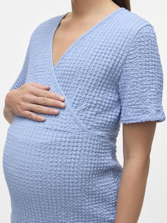 Image du produit Mamalicious Normal geschnitten V-Ausschnitt Top Bluse (L)