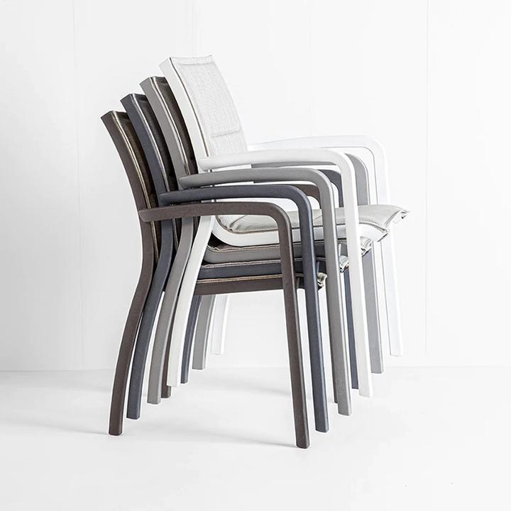 Actual product image Grosfillex Sunset Confort Fauteuil de jardin repas