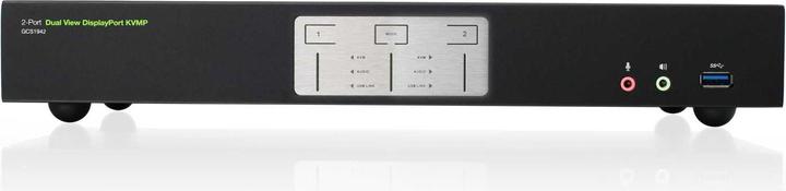 Actual product image Iogear 2-Port 4K Dual View Disp.Port