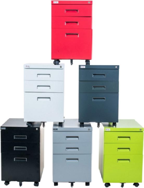Produktbild Jet-Line Rollcontainer PAUL rot Rollschrank Bürocontainer knock-down