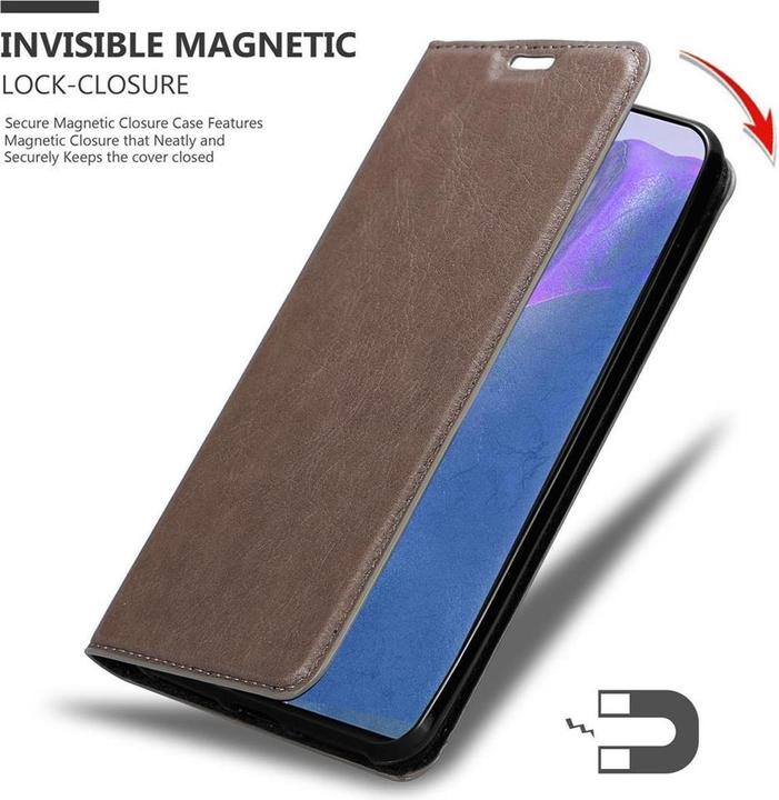 Actual product image Cadorabo Book Invisible Magnet Cover (Samsung Galaxy Note 20)