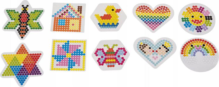Actual product image Kruzzel Bead puzzle set with 5000 beads and shapes