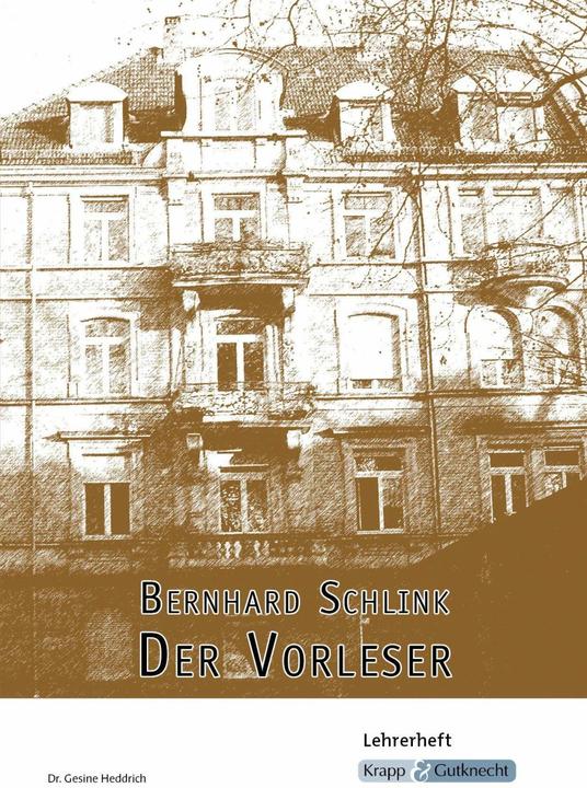 Actual product image Bernhard Schlink, Der Vorleser (German, Bernhard Slim, Gesine Heddrich, 2019)