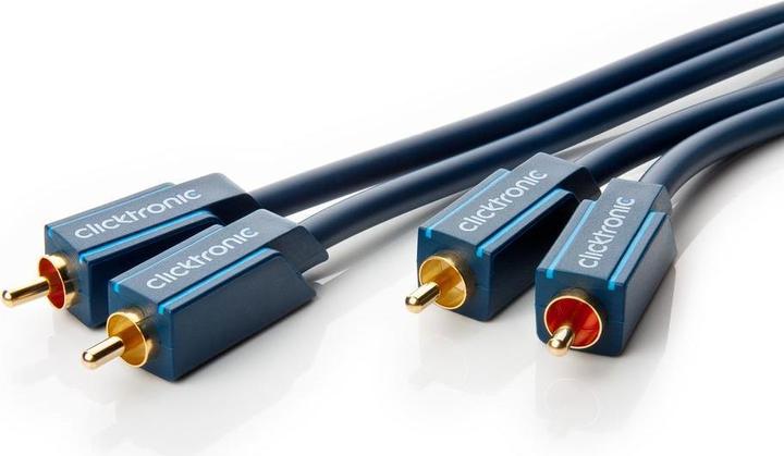 Produktbild clicktronic Stereo-Audiokabel (1 m, Cinch)