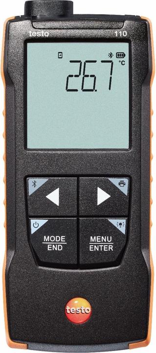 Immagine prodotto Testo 110 Strumento di misurazione della temperatura -200 - +800 °C Tipo di sensore NTC, Pt100