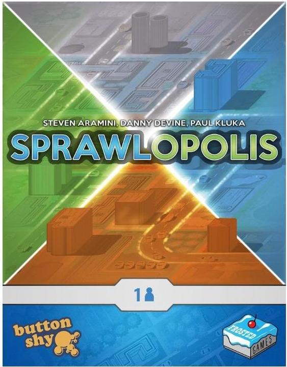 Pegasus FRG00048 - Sprawlopolis, Card game, 1 player, ages 8+ (DE edition) (German)