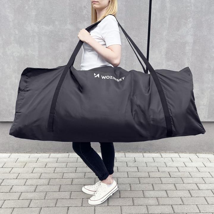 Actual product image Wozinsky Waterproof Scooter Cover Scooter Bag Black (WSB5BK)