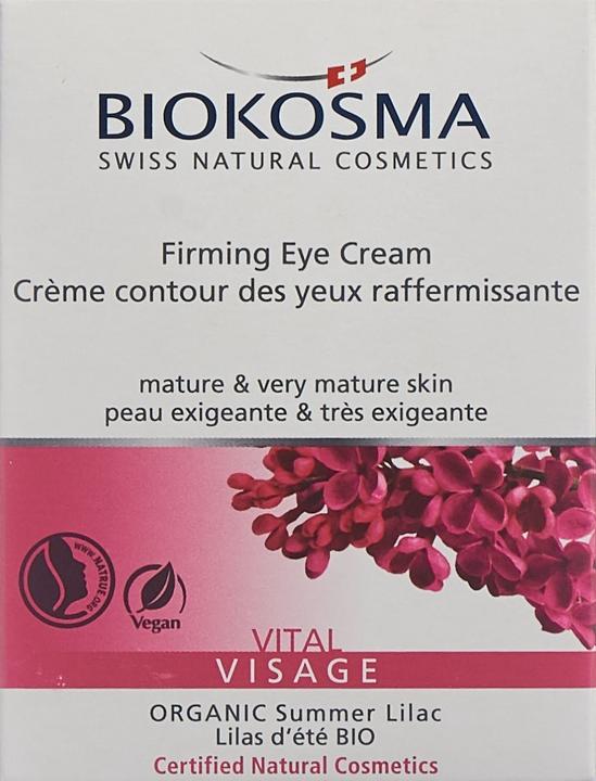 Produktbild Biokosma VITAL VISAGE - Festigende Augencreme (Crème, 15 ml, Tag)