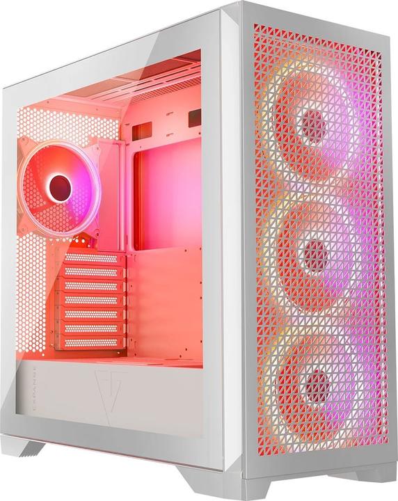 Modecom Volcano Expanse T Apex ARGB biała (mATX, Mini-ITX)