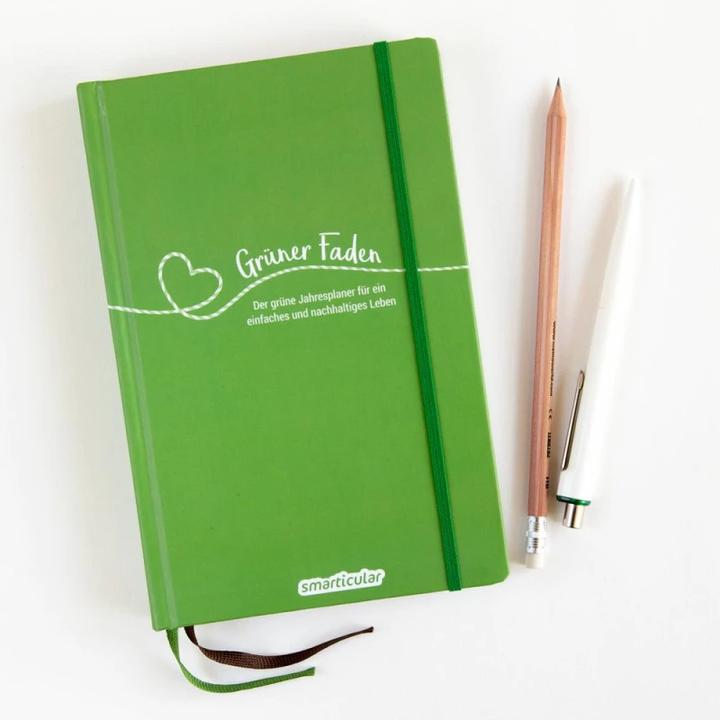 Immagine prodotto Grüner Faden - agenda annuale, agenda di vita, guida - idee sostenibili per tutto l'anno (A5, Tedesco)