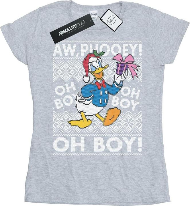 Produktbild Disney Donald Duck Christmas Fair Isle TShirt (XL)
