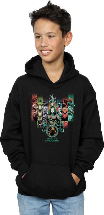 Immagine prodotto Aquaman Unite The Kingdoms Felpa con Cappuccio Ragazzi (152, 158)