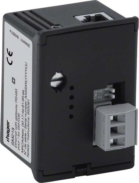 Image du produit Hager HAG SM213 Module Ethernet Jbus/Modbus pour SM103E