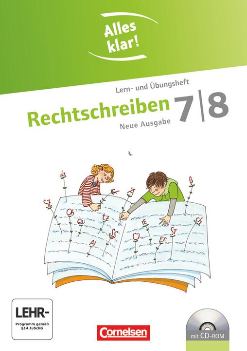 Actual product image Alles klar! 7./8. Schuljahr. Rechtschreiben. Lern- und Übungsheft (German, Toka-Lena Rusnok, Alexandra Dauth, 2012)