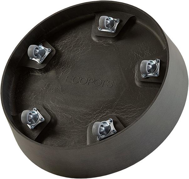 Actual product image Ecopots Saucer on Wheels