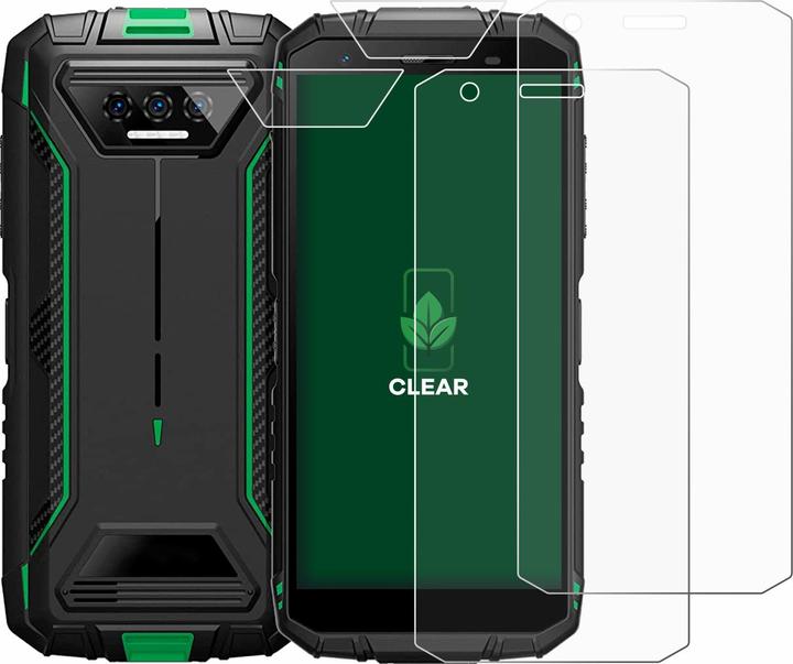 Produktbild ScreenLeaf Schutzfolie nachhaltiger Displayschutz Displayschutzfolie Folie Klar Transparent (2 Stück, Doogee S41 Pro)