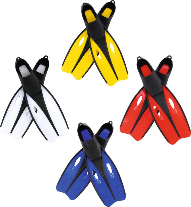 Actual product image Bestway Endura Dive Fins, Split fins, Blue, Red, White, Yellow, Full foot, L, 40-42, 8-9.5