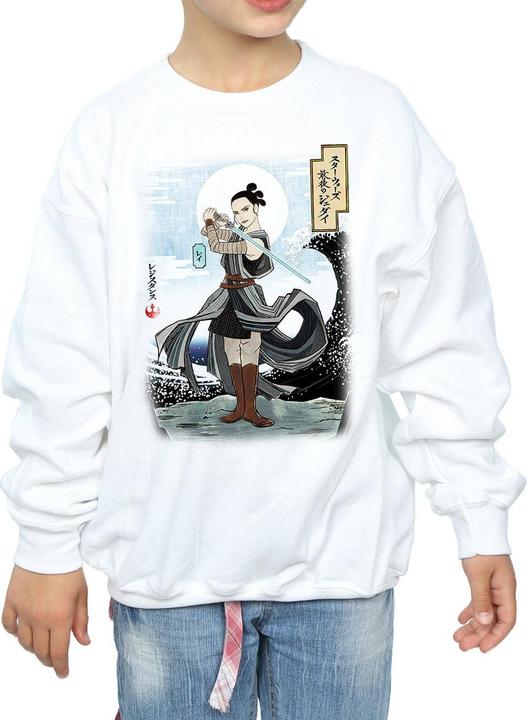 Produktbild Star Wars The Last Jedi Japanese Rey Sweatshirt Mädchen (140, 146)