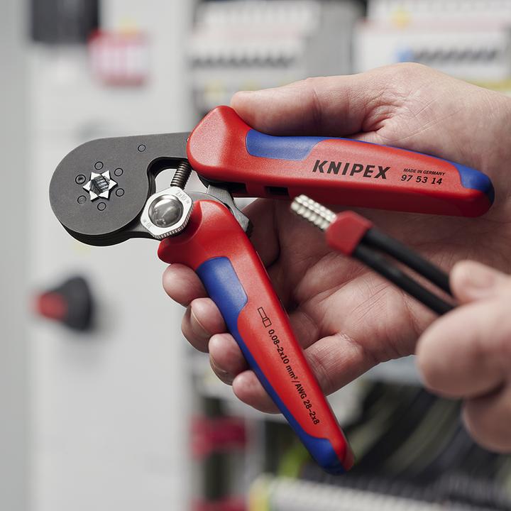 Produktbild Knipex Selbsteinstellende Crimpzange für Aderendhülsen (180 mm)