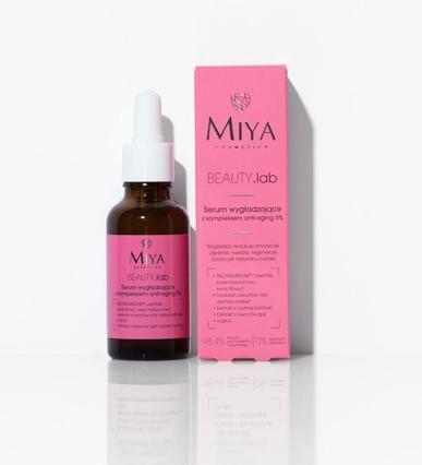 Immagine prodotto Miya Cosmetics Miya Beauty Lab Siero Levigante con Complesso Anti-Età 5% Per Pelli Sensibili e Couperose e Occhi (30 ml)