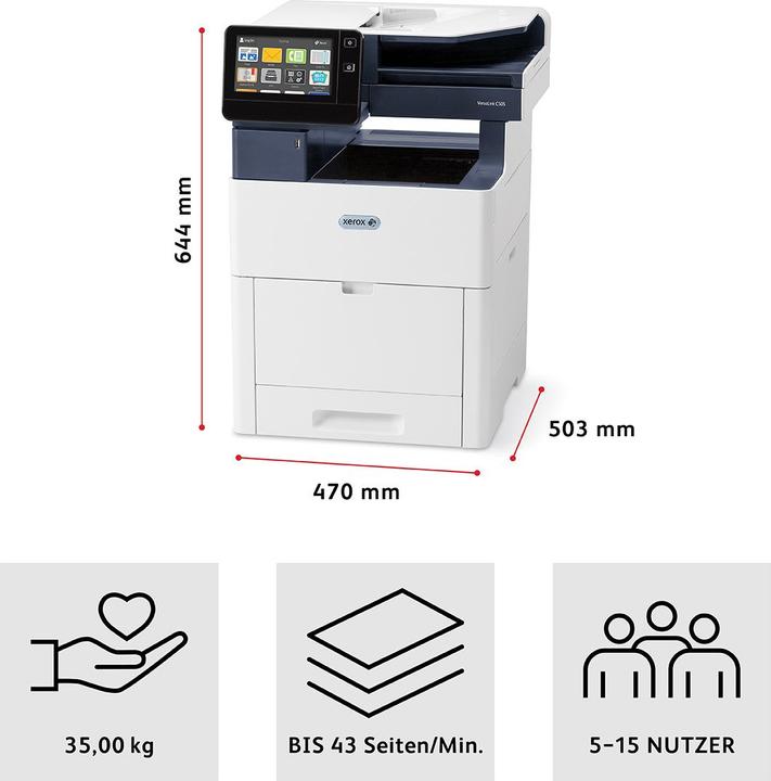 Produktbild Xerox VersaLink C505V/X (Laser, Farbe)