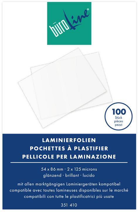 Produktbild BüroLine Laminier-Folien - Standard (Spezial, 100 Stück, 125 µm)
