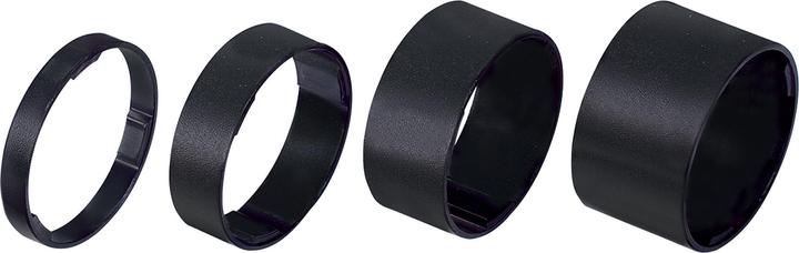 BBB Spacer 1 1/8", 5/10/15/20mm matt schwarz
