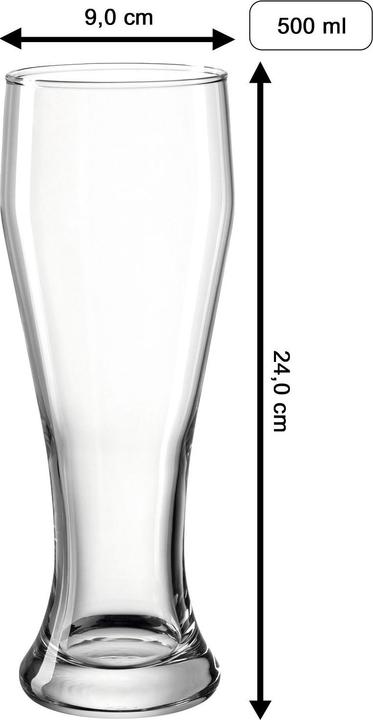 Produktbild Luxentu Weizenbierglas mit Gravur 40. Jubiläum (0.50 l, 1 x)