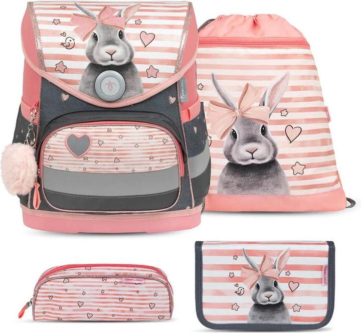 Produktbild Belmil COMPACT Schulrucksack-Set Little Bunnies (19 l)