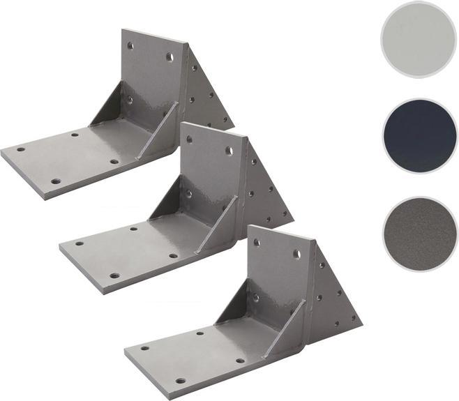 Actual product image Swisshandel24 3x Roof rafter adapter for cassette awning T124, Roof rafter bracket adapter - grey (0.15 m)