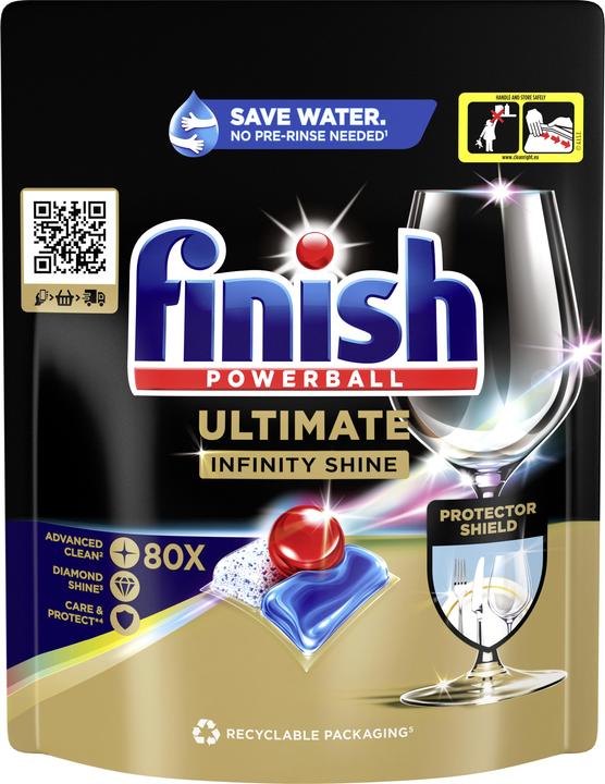 Produktbild Finish Ultimate Infinity Shine (Tabs, 80 x)