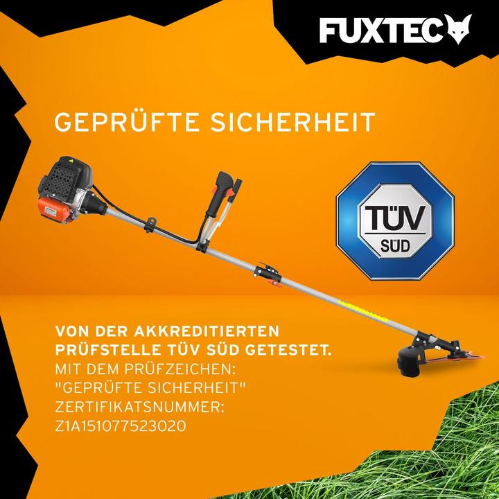 Actual product image Fuxtec FX-MS152 Petrol Mains Scythe Multitool 2in1 (Plastic knives, Trim line)