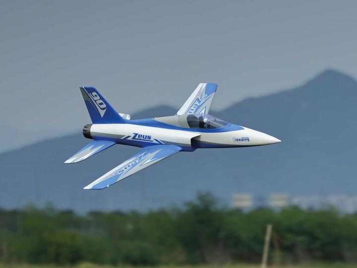 Produktbild Freewing Zeus 90mm PNP 8S Sport jet EDF (Blue) (Jet)
