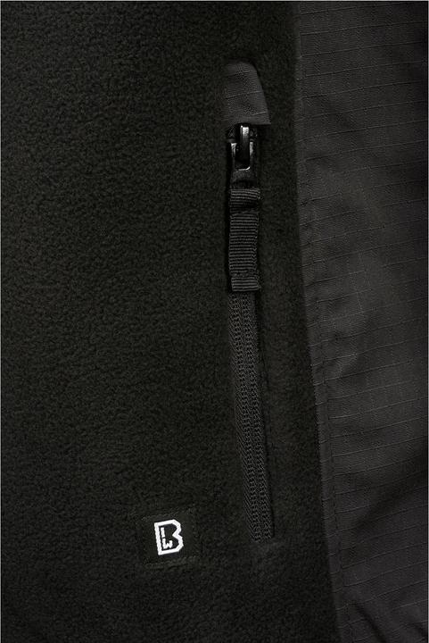 Produktbild Brandit Fleece Ripstop Outdoorjacke Grösse L Farbe Schwarz (L)