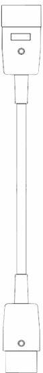 Bachmann Power Cord C19 to Cord Length