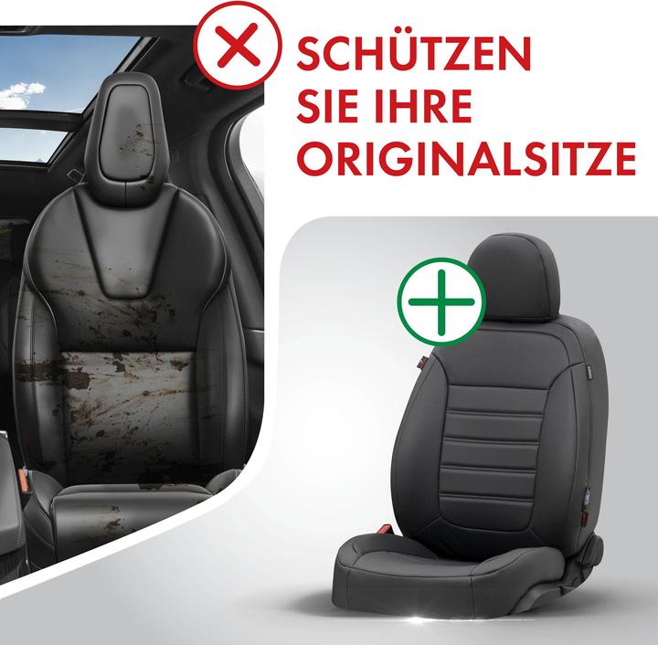 Produktbild Walser Sitzbezug für Fiat Grande Punto (199) 06/2005-Heute, 2 Einzelsitzbezüge