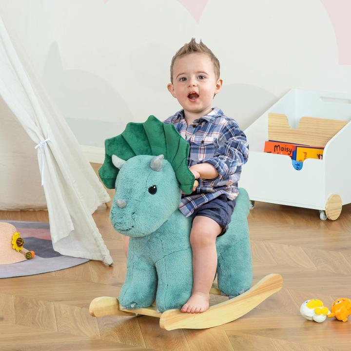 Produktbild Homcom Schaukeltier Spielzeug, Triceratops, Wal