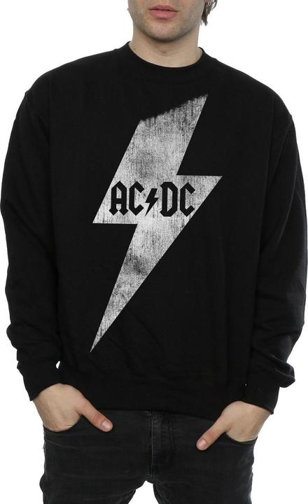 AC/DC Lightning Bolt Sweatshirt aus Baumwolle