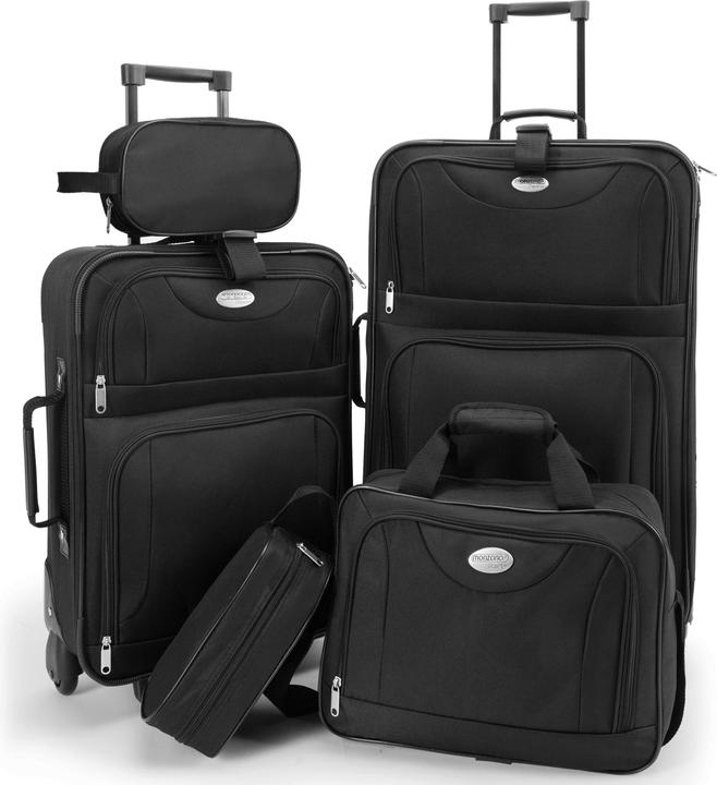 Actual product image Monzana Suitcase set (60 l, Hand luggage (up to 50 litres), M (50 - 90l), L (90 - 115l))