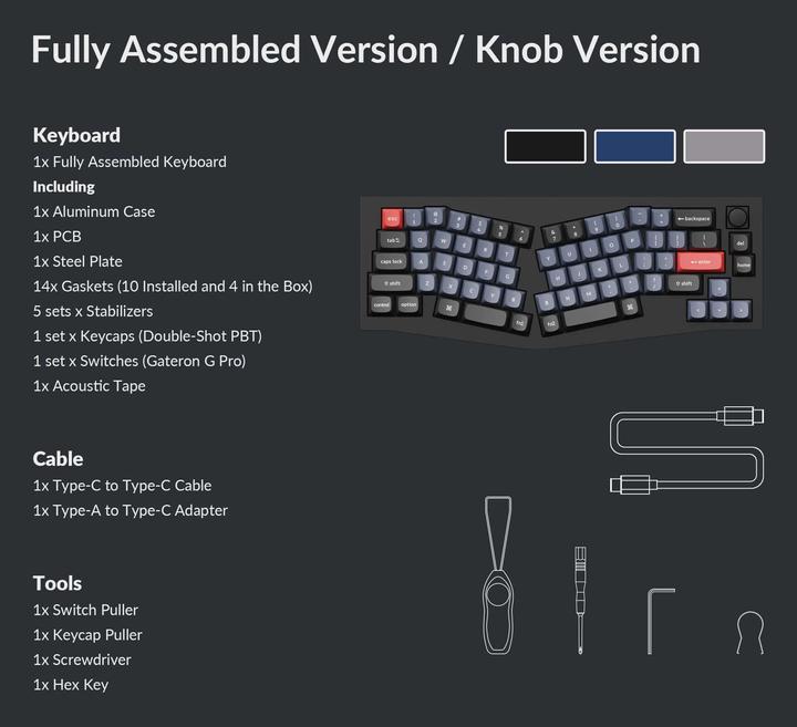 Image du produit Keychron Version du bouton Q8 (US, Filaire)