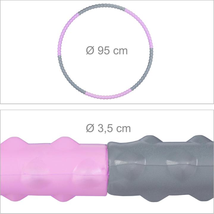Image du produit Relaxdays Cerceau Hula Hoop (95 cm, 900 g)