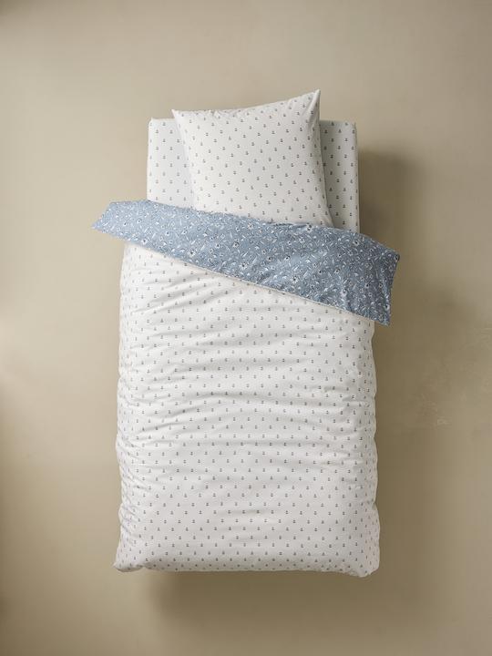 Image du produit Vertbaudet Parure de lit réversible pour enfants FLEURS D'INDE en coton recyclé
