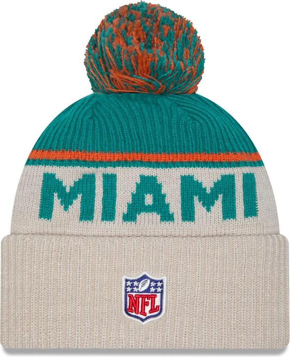 Actual product image New Era NFL Sideline Winter Cap Miami Dolphins Retro