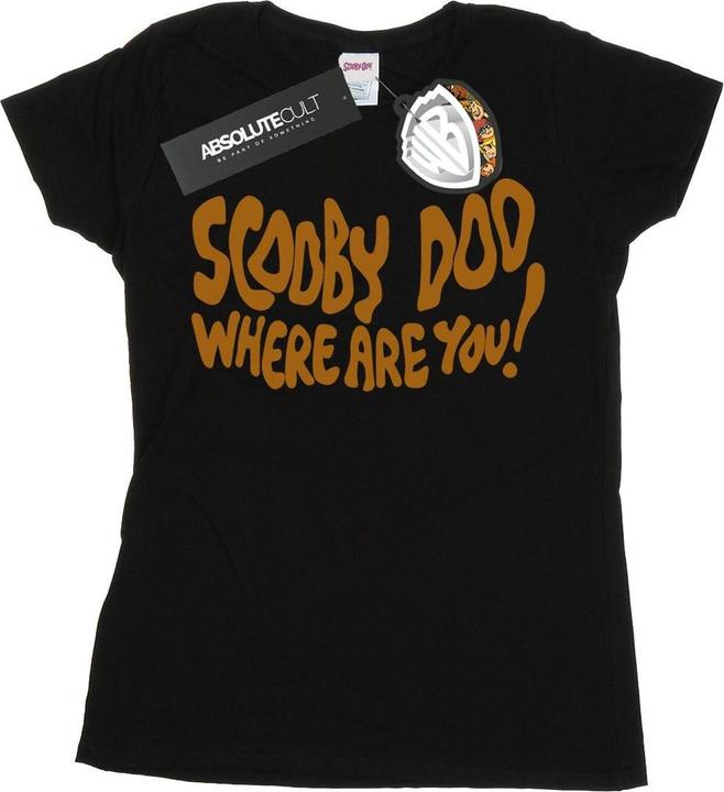 Actual product image Scooby Doo Womens/Ladies Where Are You Spooky Cotton T-Shirt (S)