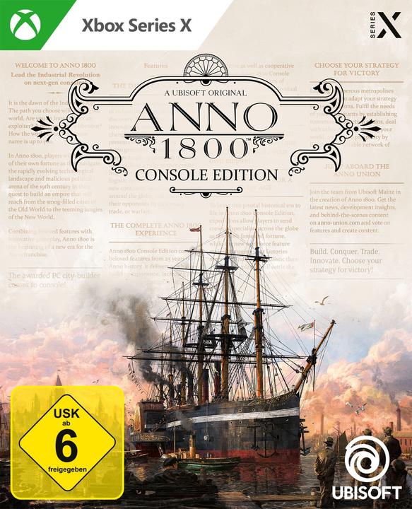 Image du produit Ubisoft Anno 1800 XBSX (Xbox Series X, DE)