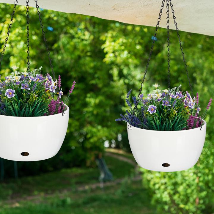 Image du produit Relaxdays 2x pots de fleurs (28.50 cm)